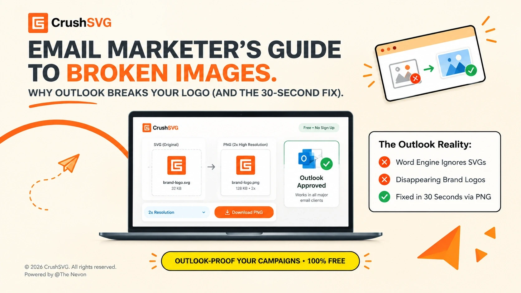 The Email Marketing Secret: Why Outlook Breaks SVG and How to Fix It